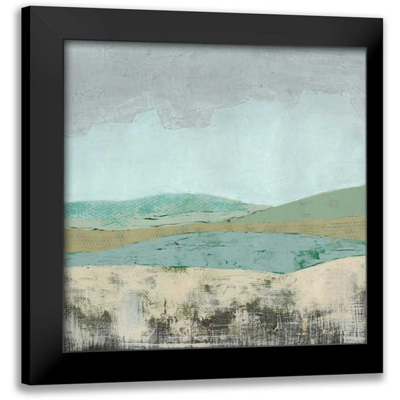 Popp, Grace 15x15 Black Modern Framed Museum Art Print Titled - Pastel Mooreland II