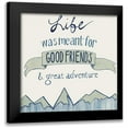 thumbnail image 1 of Popp, Grace 15x15 Black Modern Framed Museum Art Print Titled - Road Trip I, 1 of 5