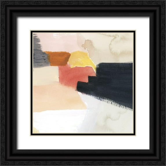 Popp, Grace 15x15 Black Ornate Wood Framed with Double Matting Museum Art Print Titled - Sunset Movement II