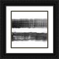 thumbnail image 1 of Popp, Grace 15x15 Black Ornate Wood Framed with Double Matting Museum Art Print Titled - Swept Onyx I, 1 of 4