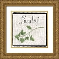 thumbnail image 1 of Popp, Grace 15x15 Gold Ornate Wood Framed with Double Matting Museum Art Print Titled - Burlap Herbs IV, 1 of 4
