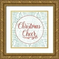 thumbnail image 1 of Popp, Grace 15x15 Gold Ornate Wood Framed with Double Matting Museum Art Print Titled - Christmas Tree Whimsy Collection G, 1 of 4
