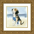 thumbnail image 1 of Popp, Grace 15x15 Gold Ornate Wood Framed with Double Matting Museum Art Print Titled - Hot Dog II, 1 of 4