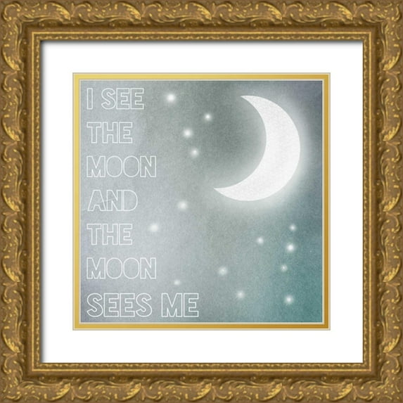 Popp, Grace 15x15 Gold Ornate Wood Framed with Double Matting Museum Art Print Titled - Inspired Youth I