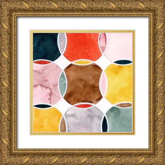 Popp, Grace 15x15 Gold Ornate Wood Framed with Double Matting Museum Art Print Titled - Sensical II