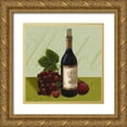 thumbnail image 1 of Popp, Grace 15x15 Gold Ornate Wood Framed with Double Matting Museum Art Print Titled - Wine Country II, 1 of 4