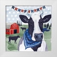 thumbnail image 1 of Popp, Grace 15x15 White Modern Wood Framed Museum Art Print Titled - American Herd  II, 1 of 4