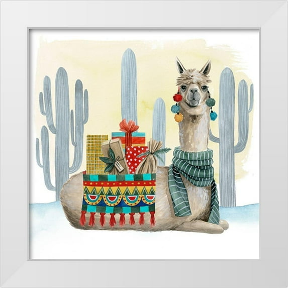 Popp, Grace 15x15 White Modern Wood Framed Museum Art Print Titled - Boho Christmas II