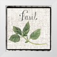 thumbnail image 1 of Popp, Grace 15x15 White Modern Wood Framed Museum Art Print Titled - Burlap Herbs V, 1 of 4