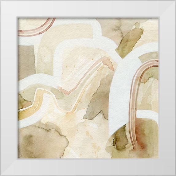Popp, Grace 15x15 White Modern Wood Framed Museum Art Print Titled - Desert Highway I