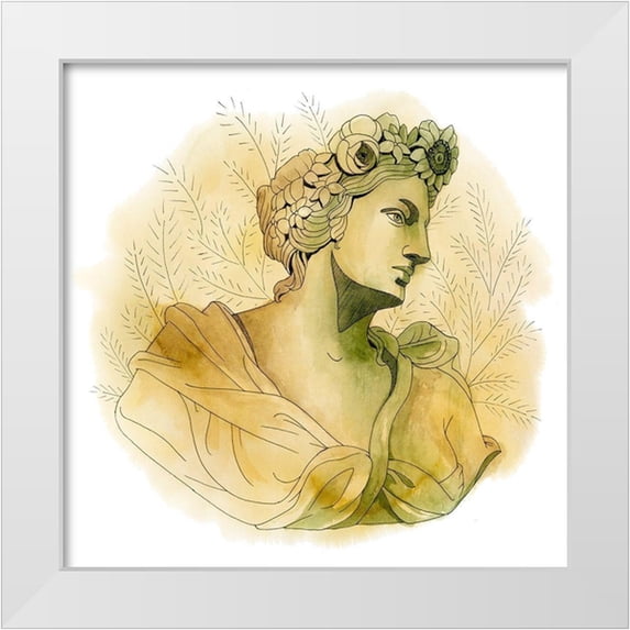 Popp, Grace 15x15 White Modern Wood Framed Museum Art Print Titled - Garden Goddess III