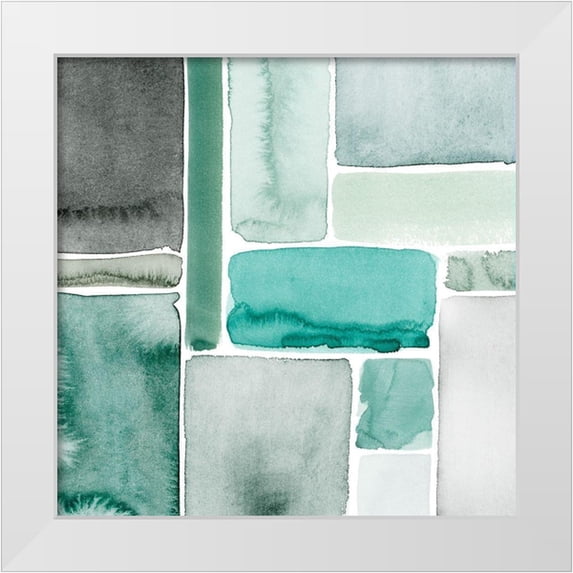 Popp, Grace 15x15 White Modern Wood Framed Museum Art Print Titled - Mist and Mend I