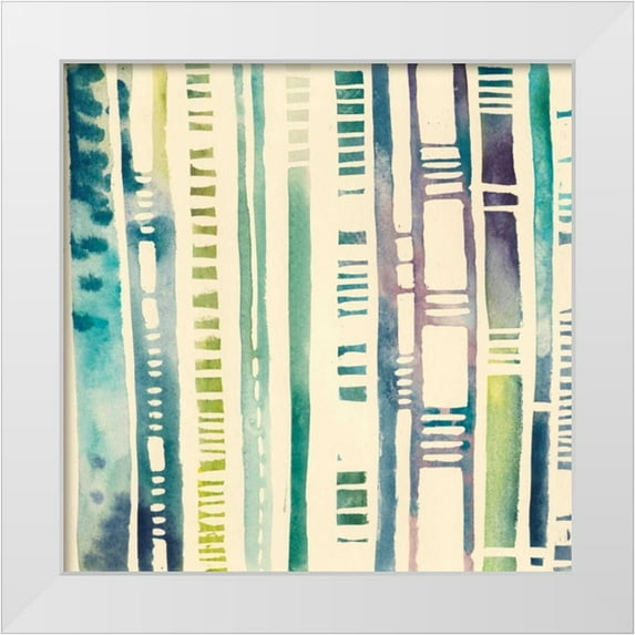 Popp, Grace 15x15 White Modern Wood Framed Museum Art Print Titled - Nightfall Cascade II