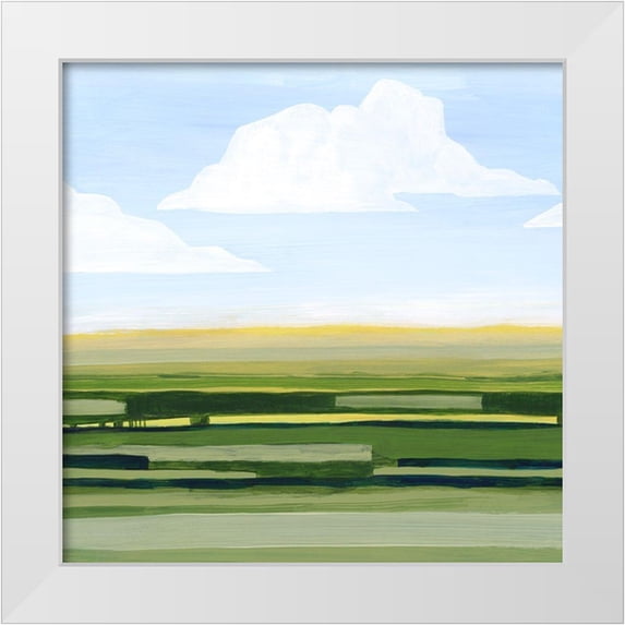 Popp, Grace 15x15 White Modern Wood Framed Museum Art Print Titled - Pastoral Glow II