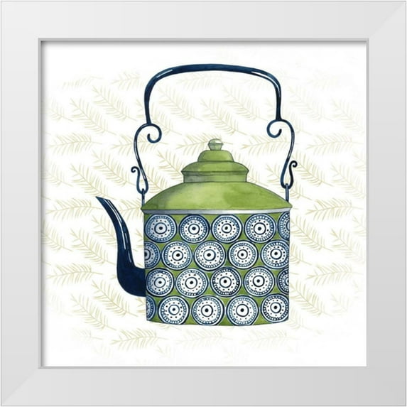 Popp, Grace 15x15 White Modern Wood Framed Museum Art Print Titled - Sweet Teapot IV