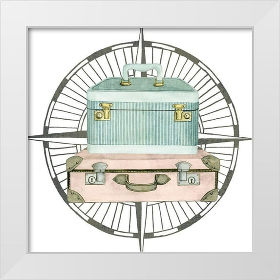Popp, Grace 15x15 White Modern Wood Framed Museum Art Print Titled - Traveling Dreamer Collection G