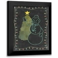 thumbnail image 1 of Popp, Grace 15x18 Black Modern Framed Museum Art Print Titled - Chalkboard Snowman I, 1 of 5