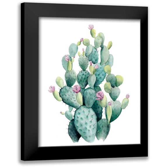 Popp, Grace 15x18 Black Modern Framed Museum Art Print Titled - Desert Blooms I