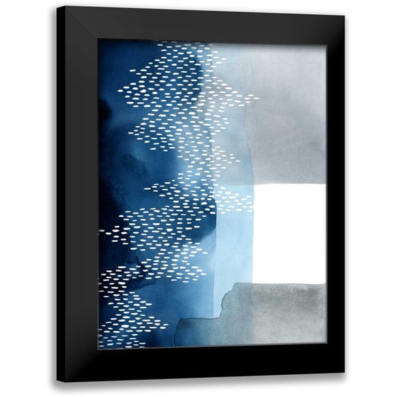 Popp, Grace 15x18 Black Modern Framed Museum Art Print Titled - Waterfall Abstract II
