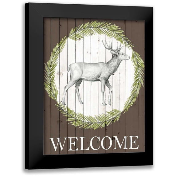 Popp, Grace 15x18 Black Modern Framed Museum Art Print Titled - Woodland Walk I