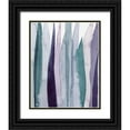 thumbnail image 1 of Popp, Grace 15x18 Black Ornate Wood Framed with Double Matting Museum Art Print Titled - Amethyst Scales Triptych II, 1 of 4