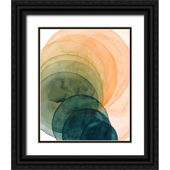 Popp, Grace 15x18 Black Ornate Wood Framed with Double Matting Museum Art Print Titled - Crystal Spade II