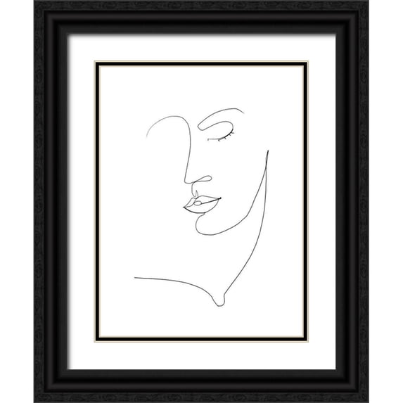 Popp, Grace 15x18 Black Ornate Wood Framed with Double Matting Museum Art Print Titled - Memory of Her I