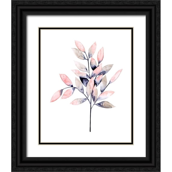 Popp, Grace 15x18 Black Ornate Wood Framed with Double Matting Museum Art Print Titled - Midnight Branch I