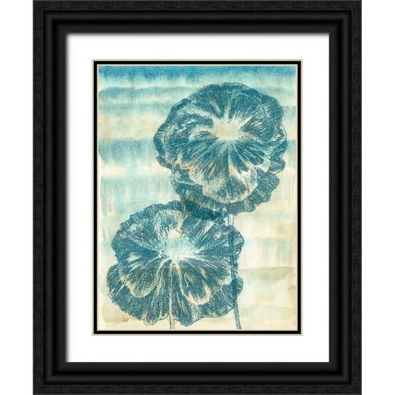 Popp, Grace 15x18 Black Ornate Wood Framed with Double Matting Museum Art Print Titled - Playful Papavers I