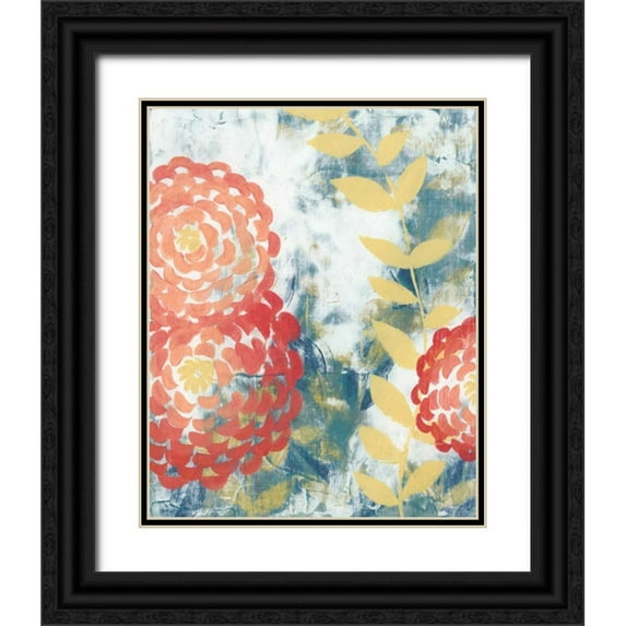 Popp, Grace 15x18 Black Ornate Wood Framed with Double Matting Museum Art Print Titled - Spring Aria I