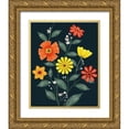 thumbnail image 1 of Popp, Grace 15x18 Gold Ornate Wood Framed with Double Matting Museum Art Print Titled - Bright Vines II, 1 of 4