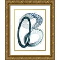 thumbnail image 1 of Popp, Grace 15x18 Gold Ornate Wood Framed with Double Matting Museum Art Print Titled - Looping Abstract III, 1 of 4