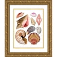 thumbnail image 1 of Popp, Grace 15x18 Gold Ornate Wood Framed with Double Matting Museum Art Print Titled - Sea Souvenirs II, 1 of 4