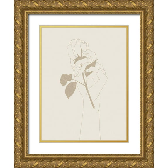 Popp, Grace 15x18 Gold Ornate Wood Framed with Double Matting Museum Art Print Titled - Youre the One IV