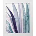 thumbnail image 1 of Popp, Grace 15x18 White Modern Wood Framed Museum Art Print Titled - Amethyst Scales Triptych I, 1 of 4