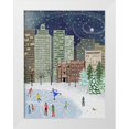 thumbnail image 1 of Popp, Grace 15x18 White Modern Wood Framed Museum Art Print Titled - Christmas in the City II, 1 of 4