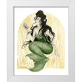 thumbnail image 1 of Popp, Grace 15x18 White Modern Wood Framed Museum Art Print Titled - Deco Mermaid I, 1 of 4