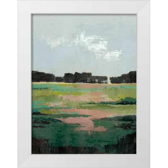 Popp, Grace 15x18 White Modern Wood Framed Museum Art Print Titled - Glowing Pasture II