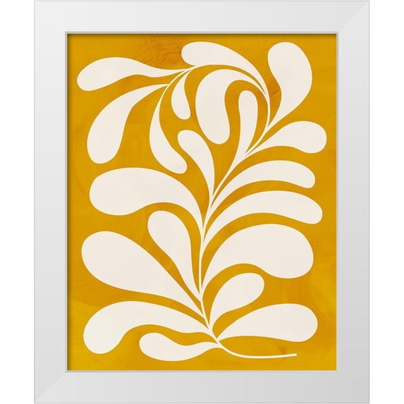 Popp, Grace 15x18 White Modern Wood Framed Museum Art Print Titled - Goldenrod I