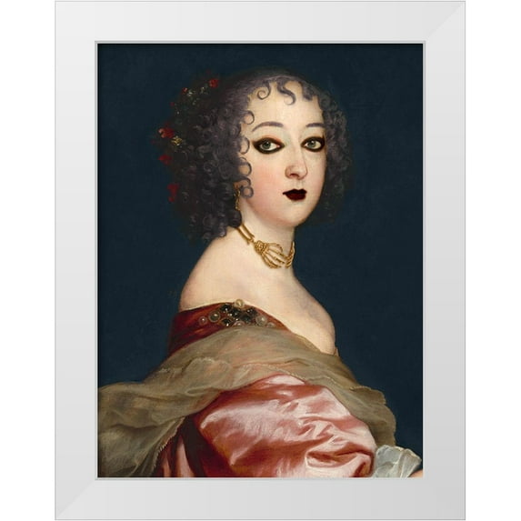 Popp, Grace 15x18 White Modern Wood Framed Museum Art Print Titled - Gothic Jane II
