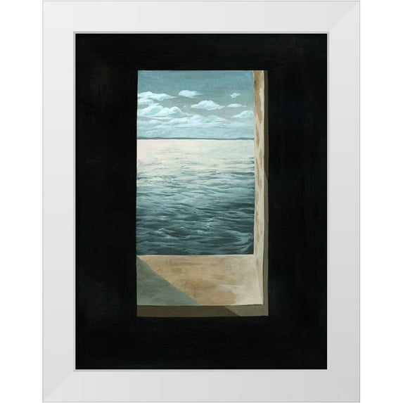 Popp, Grace 15x18 White Modern Wood Framed Museum Art Print Titled - Out of the Lighthouse II
