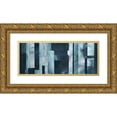 thumbnail image 1 of Popp, Grace 18x10 Gold Ornate Wood Framed with Double Matting Museum Art Print Titled - White Caps III, 1 of 4
