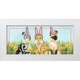 thumbnail image 1 of Popp, Grace 18x10 White Modern Wood Framed Museum Art Print Titled - Easter Cats Collection D, 1 of 4