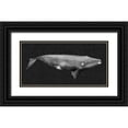 thumbnail image 1 of Popp, Grace 18x11 Black Ornate Wood Framed with Double Matting Museum Art Print Titled - Inverted Whale II, 1 of 4