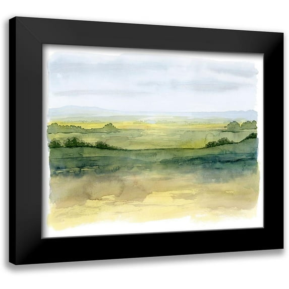 Popp, Grace 18x15 Black Modern Framed Museum Art Print Titled - Golden Strata I