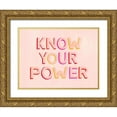 thumbnail image 1 of Popp, Grace 18x15 Gold Ornate Wood Framed with Double Matting Museum Art Print Titled - You are Powerful II, 1 of 4