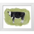thumbnail image 1 of Popp, Grace 18x15 White Modern Wood Framed Museum Art Print Titled - Hereford Graze II, 1 of 4