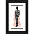 thumbnail image 1 of Popp, Grace 18x32 Black Ornate Wood Framed with Double Matting Museum Art Print Titled - Iconic Woman III, 1 of 4