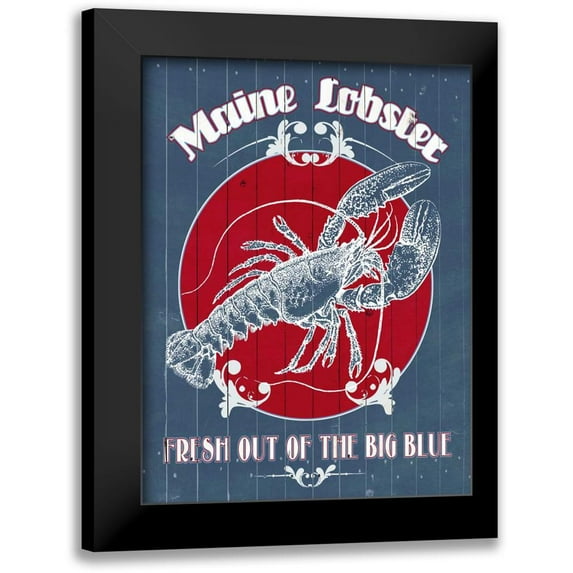 Popp, Grace 19x24 Black Modern Framed Museum Art Print Titled - Seafood Co. II