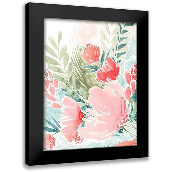 Popp, Grace 19x24 Black Modern Framed Museum Art Print Titled - Wilder Bouquet II